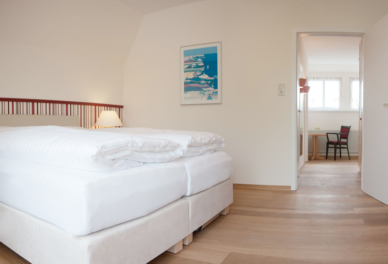 Zimmer Hotel Haus am Meer mit seitlichem Meerblick Hohwacht